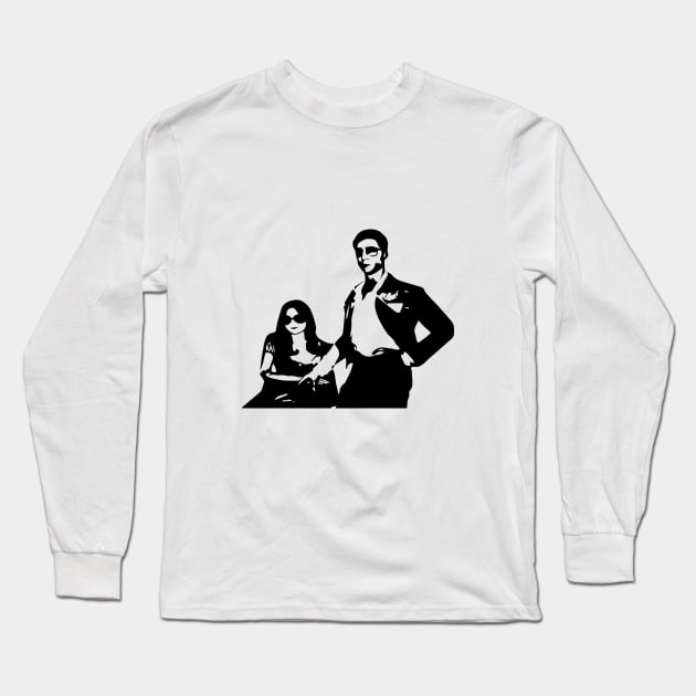 The Serpent- Famous Photo- Charles & Marie- in black Long Sleeve T-Shirt by NickiPostsStuff